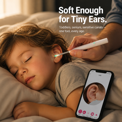 ClearWave™ — Look Inside Your Ear and Remove Wax Without Pushing It Further