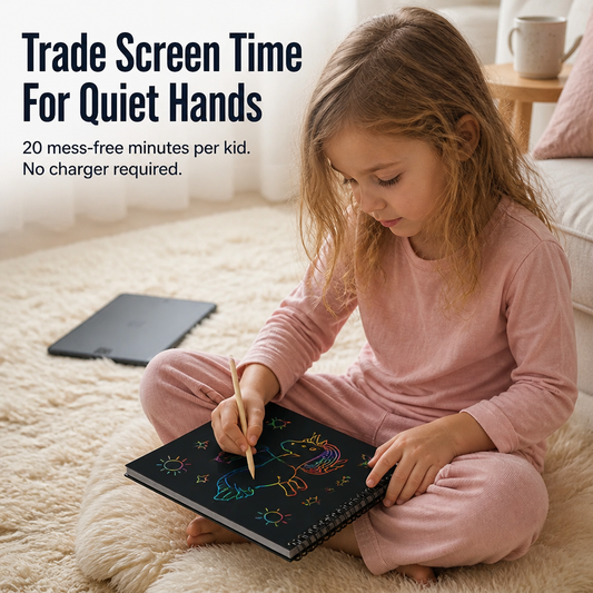 ColorRipple™ — Swap Screen Time for 20 Peaceful Minutes of Rainbow Wonder