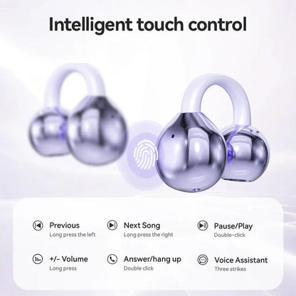SonicHue™ Ear Clips — Feel the Freedom of Weightless, Jaw-Dropping Sound All Day Long