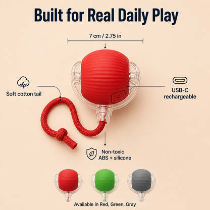 WildTail™ — Make Your Bored Indoor Cat Hunt & Leap Again