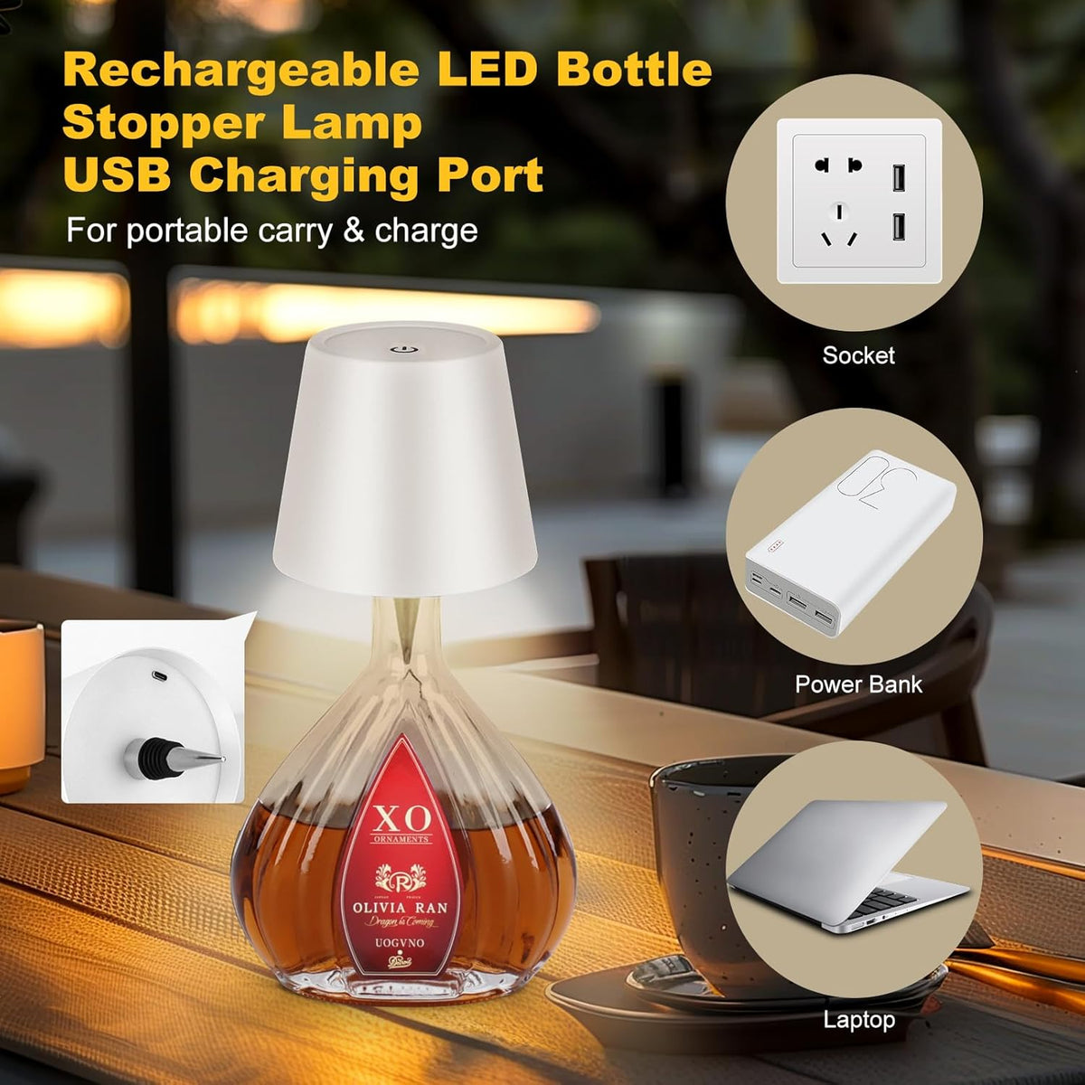 GlowBreeze™ — Ignite Your Mood Anywhere with Stunning, Portable Bottle Light