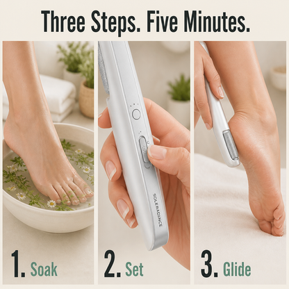 SoleRadiance™ — Erase Cracked, Calloused Heels at Home in Minutes
