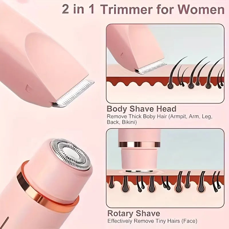 SilqueEase™ Precision Shaver — Experience Effortless, All-Day Silky Smoothness Without a Trace of Pain