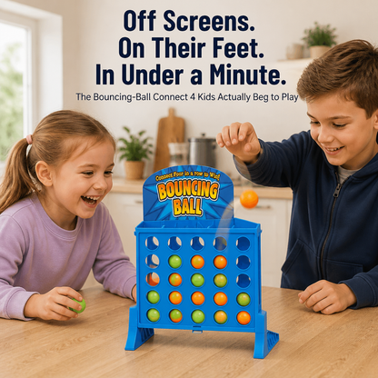 AimVenture™ — Bounce-Shoot Connect 4 That Gets Kids Laughing Loud and Off Screens