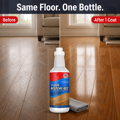 LustroLuxe™ — Restore Dull, Scratched Floors Instantly With One Coat