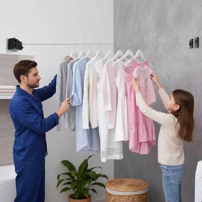 FlexiLine™ — Unlock More Space and Enjoy Effortless, Clutter-Free Laundry Drying