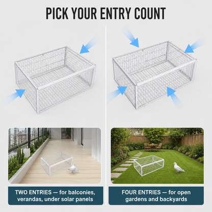 SkyLatch™ — Outsmart Pigeons and Reclaim Your Garden Peacefully