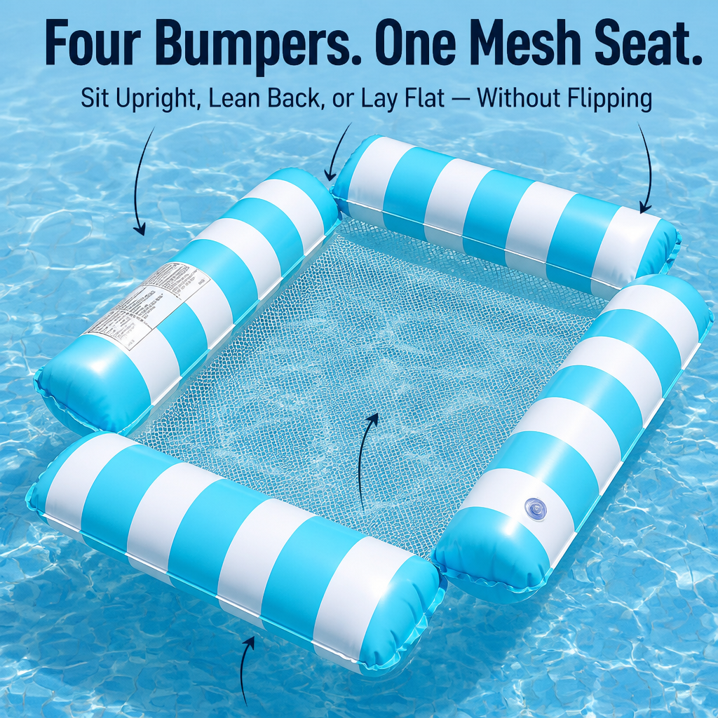 AquaHaven™ Water Lounger — Unshakable Comfort That Turns Every Pool Day Into Pure Bliss