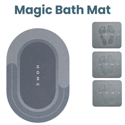 Magic Bath Mat - Highly Absorbent Non-Slip Mat
