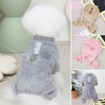 FurGlow™ Fleece Overall — Wrap Your Small Dog in Instant, Cozy Warmth That Sparks Joy and Boosts Health