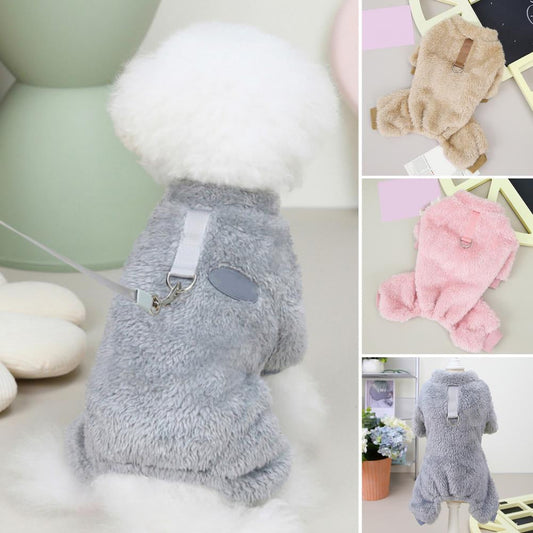 FurGlow™ Fleece Overall — Wrap Your Small Dog in Instant, Cozy Warmth That Sparks Joy and Boosts Health