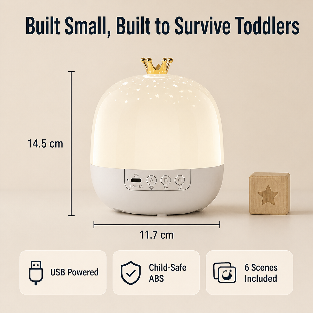 CelestiDream™ — Stop Bedtime Struggles with a Soothing Galaxy in Minutes