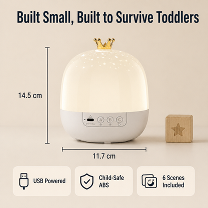 CelestiDream™ — Stop Bedtime Struggles with a Soothing Galaxy in Minutes