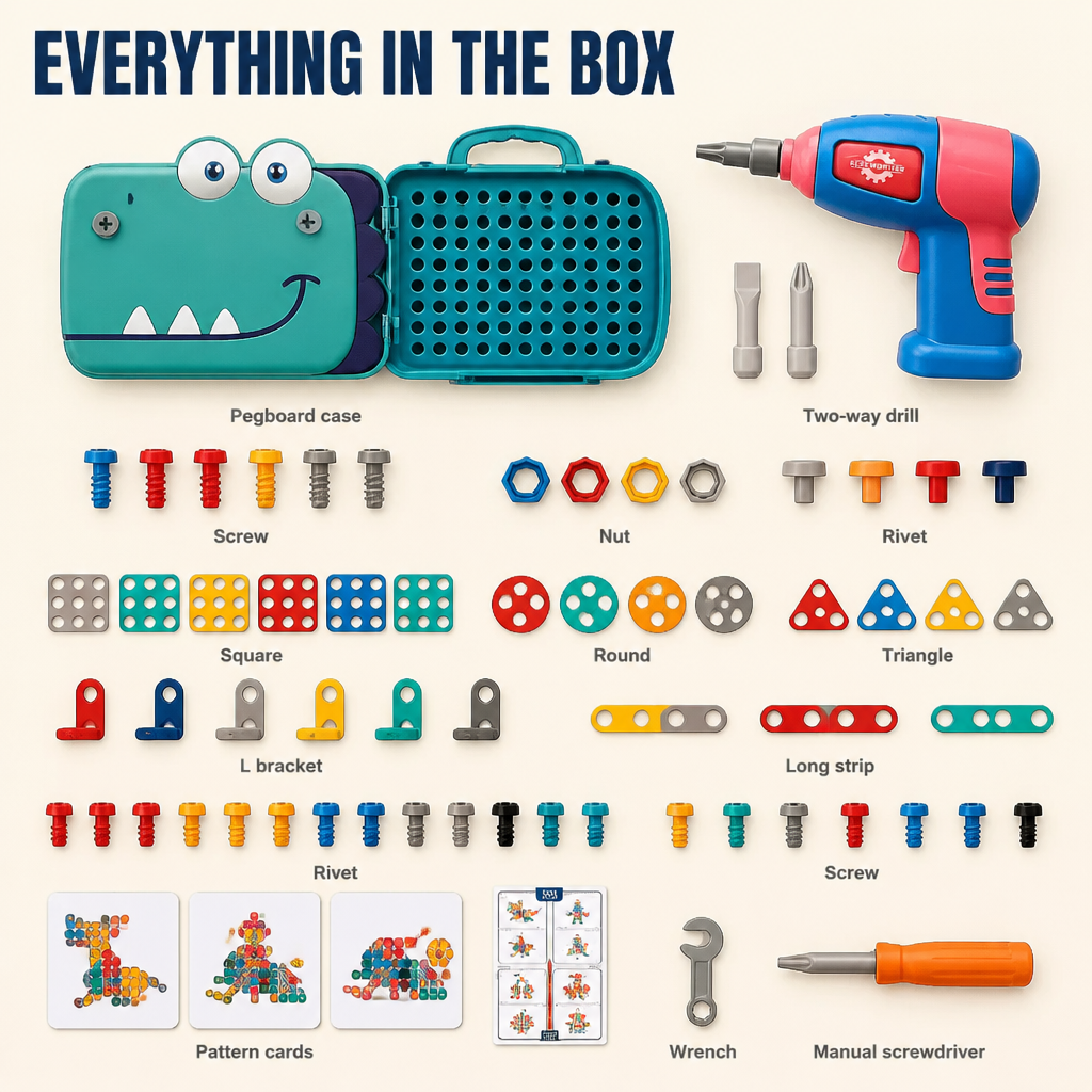 BrilliBuild™ — Give Your Child a Real Drill and See Screen Time Vanish