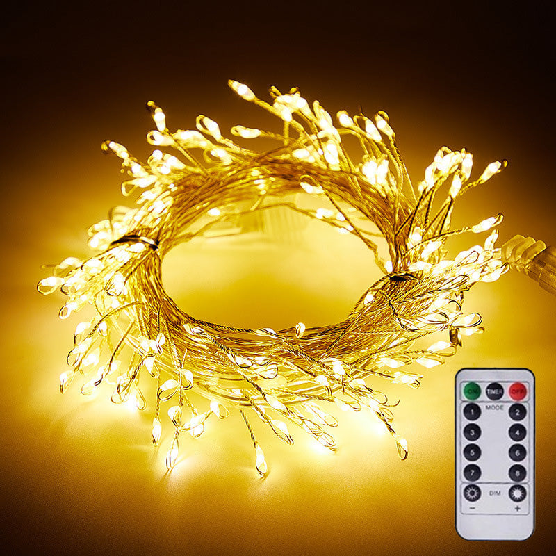 Copper LED Wire Ambient Lighting – Generate a Warm, Enchanting Atmosphere Indoors & Outdoors (9 m)