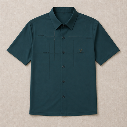Maxon™ – Stretch Short-Sleeve Button-Down Shirt, Wrinkle-Resistant