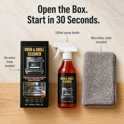 FlareClean™ — Melt Away Year-Old Oven Grime in Just 5 Minutes