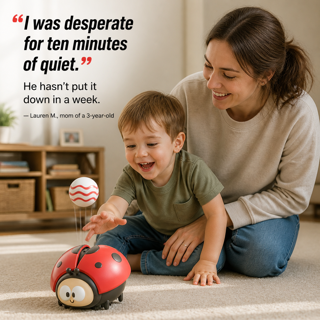 LuminaFlutter™ — Toss a Ball, Sail a Bug, Distract Your Toddler from the Tablet