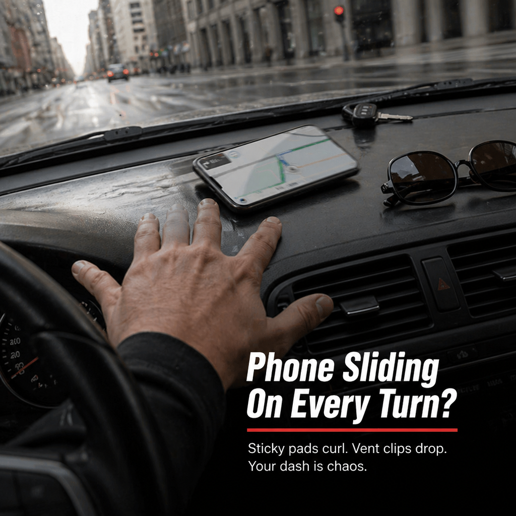 GripNest™ — Secure Your Phone, Show Your Parking Number & Organize the Dashboard All in One Pad
