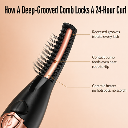 VeluxeCurl™ — Raise Stick-Straight Lashes to a 24-Hour Salon Curl