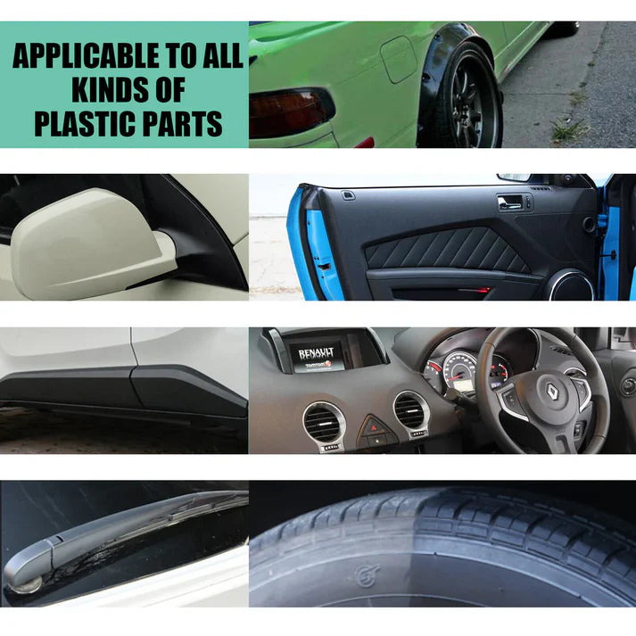 LuminaShine™ Plastic Rescue Kit — Bring Faded Car Plastics Back to Stunning, Showroom-Ready Shine Instantly