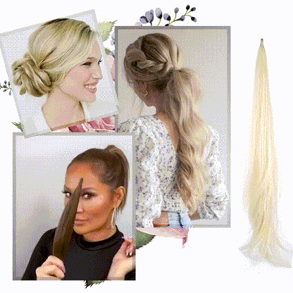 Leah™ Double Style Ponytail Designed for Volume