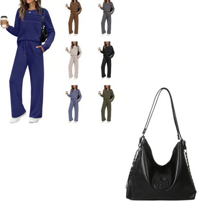 VeluciaLuxe™ Lounge Set — Wrap Yourself in All-Day Softness and Effortless Chic Confidence
