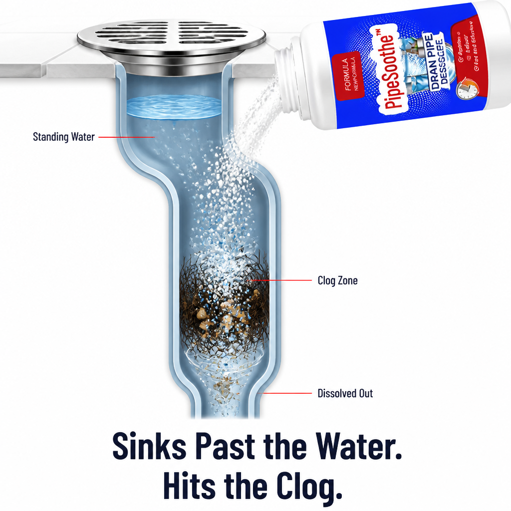 PipeSoothe™ — Remove Hair, Grease & Gunk Clogs Yourself Without a Plumber | 1+1 FREE TODAY