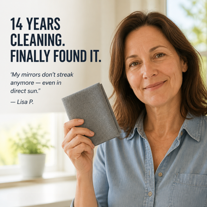 LumaClean™ — Clean Glass, Mirrors & Car Windows Streak-Free with Only Water