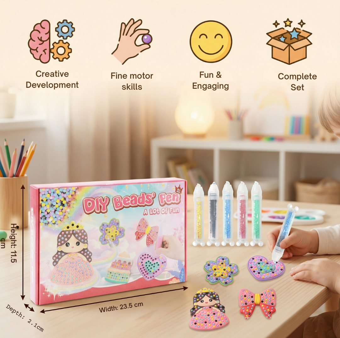 RadianceBeads™ — Spark Their Imagination and Confidence with Every Glittering Creation