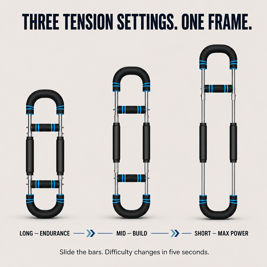 IronVibe™ Adjustable Twister — Tone Tougher Arms, Chest & Back in Just 10 Minutes