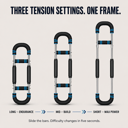 IronVibe™ Adjustable Twister — Tone Tougher Arms, Chest & Back in Just 10 Minutes