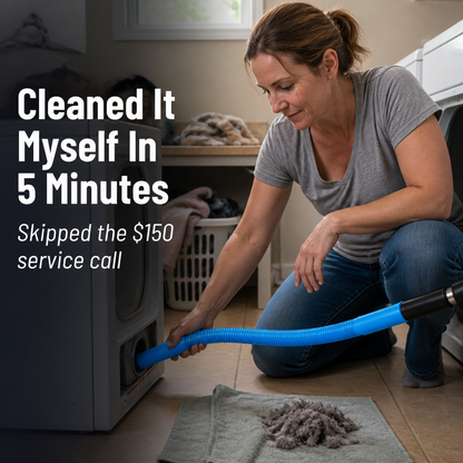 DryVentEase™ — Extract Hidden Lint, Reduce Fire Hazard, Speed Up Drying