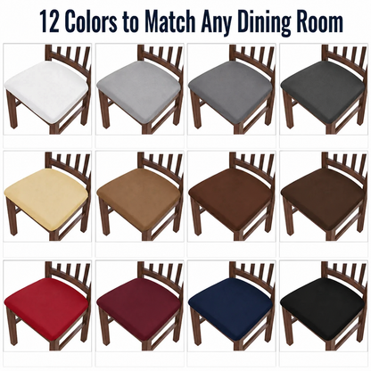 Velaria™ Dining Chair Seat Covers — Conceal Stains and Revive Worn Chairs Quickly