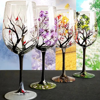 AuroraLeaf™ — Ignite Your Senses with Hand-Painted Seasonal Elegance and Unbreakable Joy