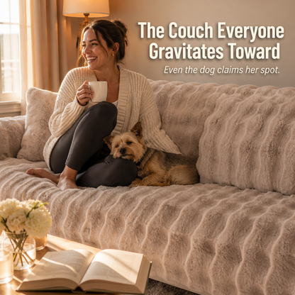 Velvoria™ — Cover Your Sofa in Rabbit-Soft Plush That Holds Firm All Winter