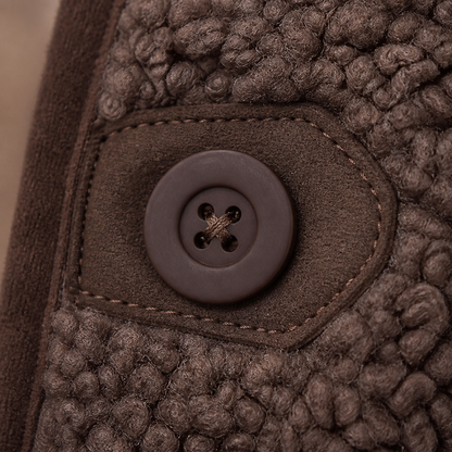 CloudWarm™ – Cozy Sherpa Sleeveless Vest with Button Closure