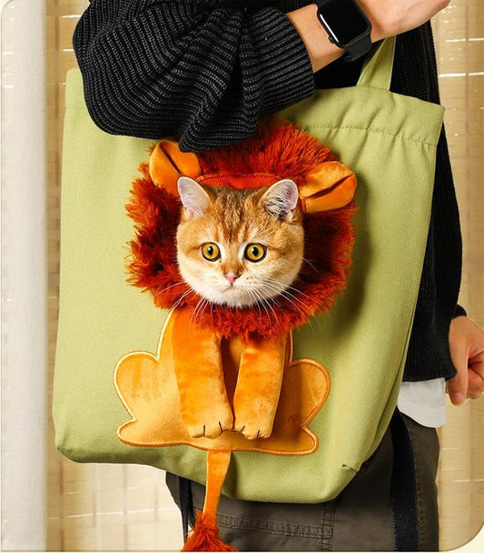 MinoPaw™ Shoulder Carrier — Carry Your Tiny Companion in Cozy, Hands-Free Freedom