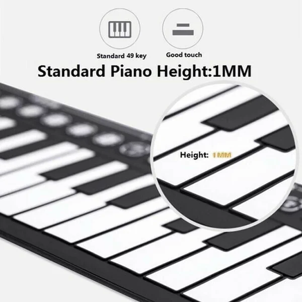PulsePlay™ Hand Roll Piano — Unleash Your Music Anywhere with True Freedom and Soulful Touch