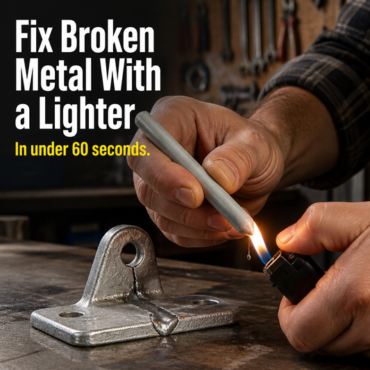 FlowForge™ — Seal Cracked Aluminum, Copper, or Steel Using Only a Lighter