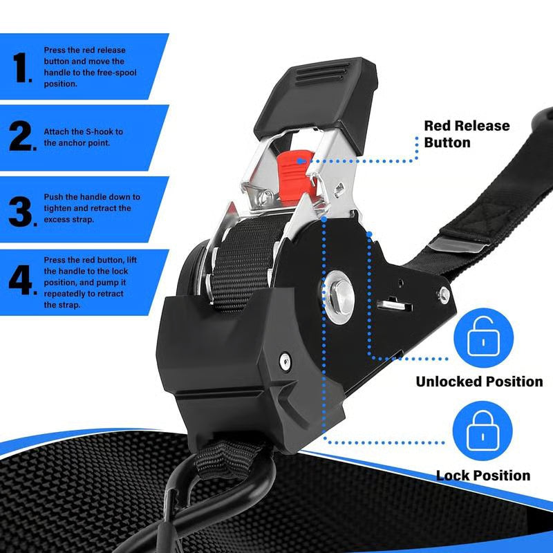 TitanGrip™ — Lock in Heavy Loads Instantly for a Rock-Solid, Stress-Free Ride
