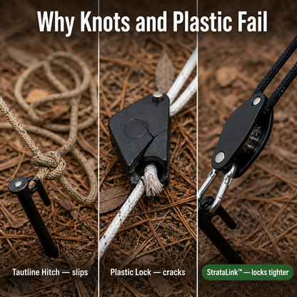 StrataLink™ — Secure It Firm, Lock It Once, Ditch the Knots