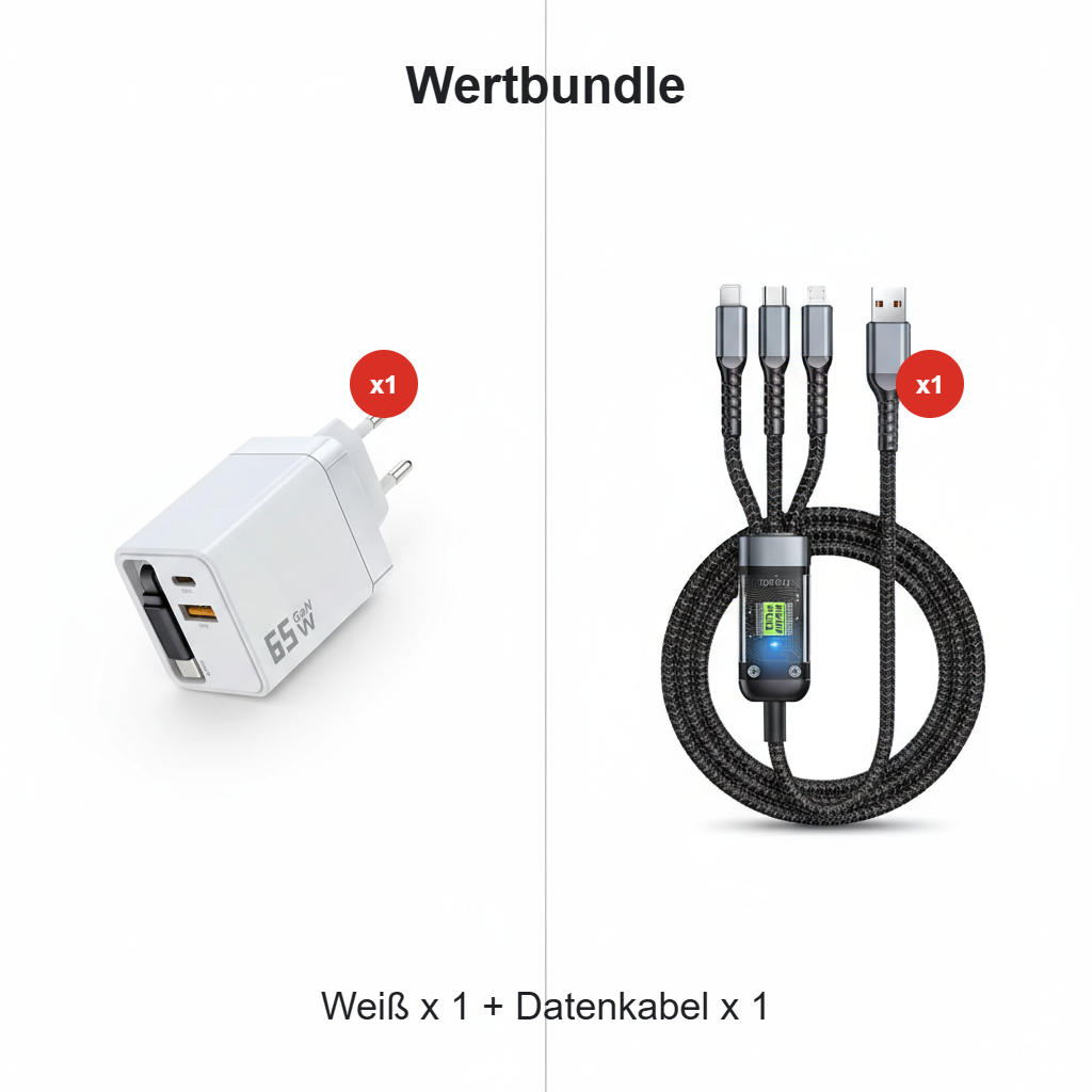 SparkCharge™ 80W Retractable Charger — Unleash Lightning-Fast Power with Zero Cable Chaos
