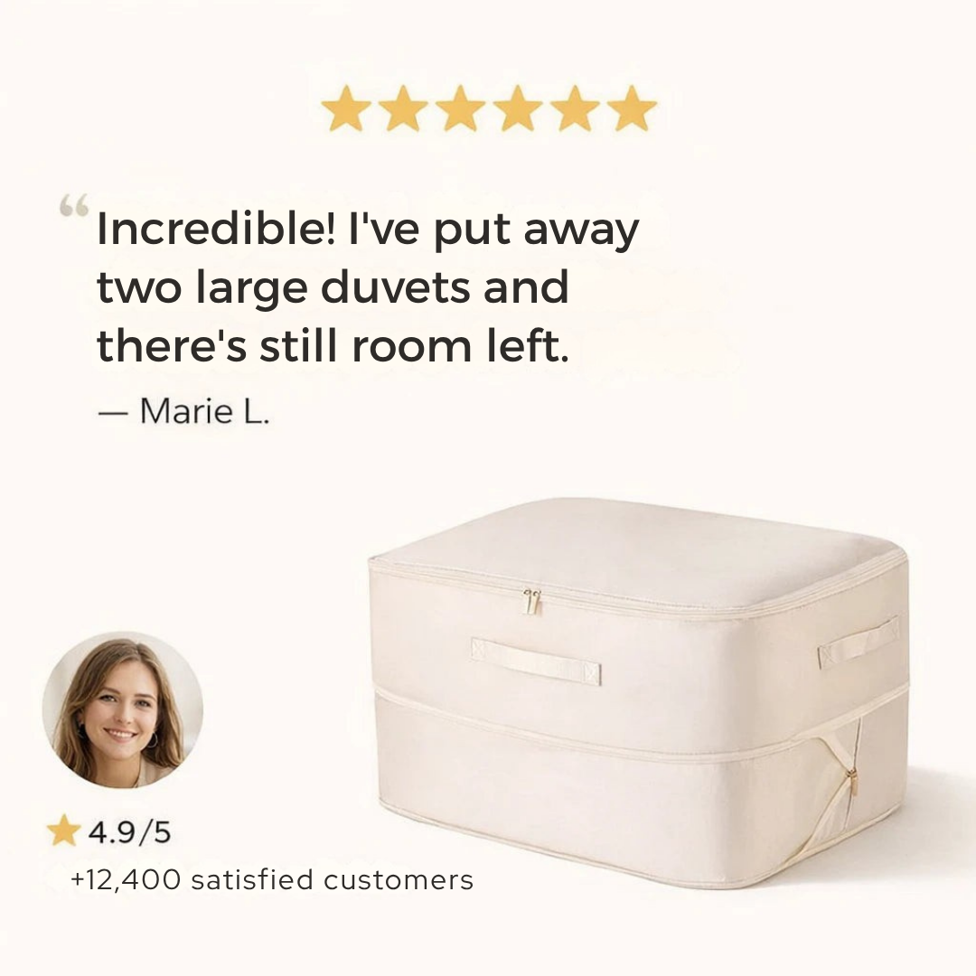 SpaceEase™ — Instantly Unlock Space and Protect Your Valuables with Effortless Compression
