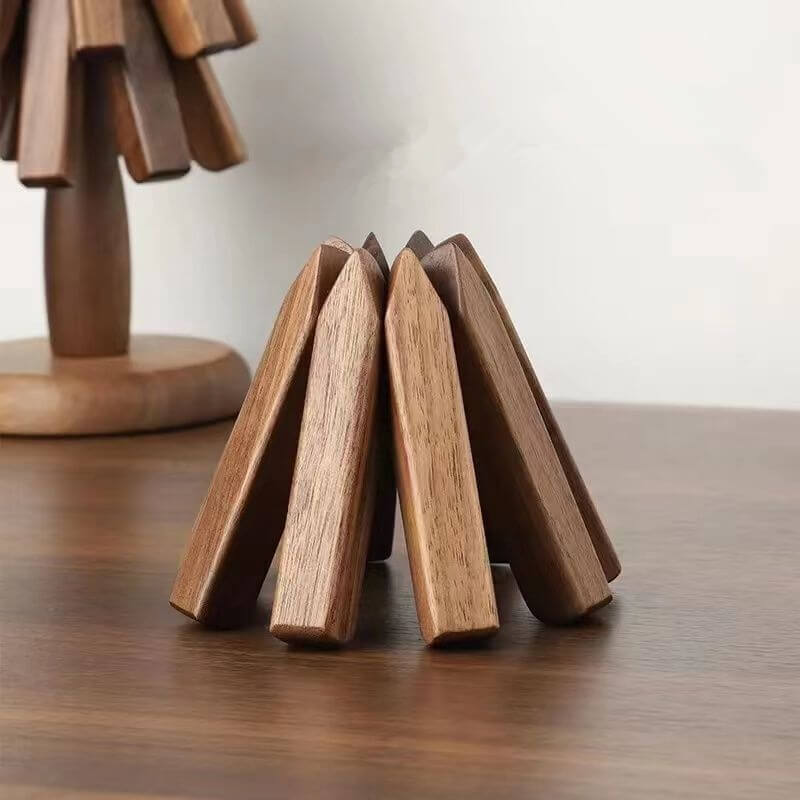 Premium Walnut Wood Mat