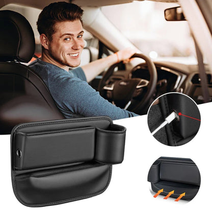 Car leather organizer and cup holder | Buy one, get one FREE