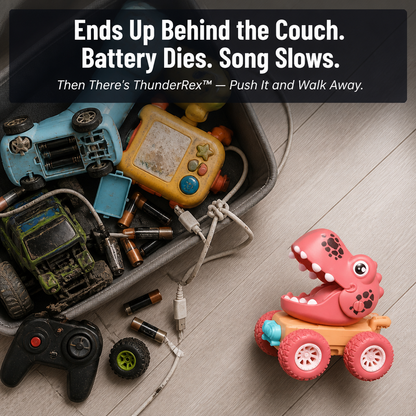 ThunderRex™ — Race, Roar, and Push with Rugged No-Battery Dino Trucks