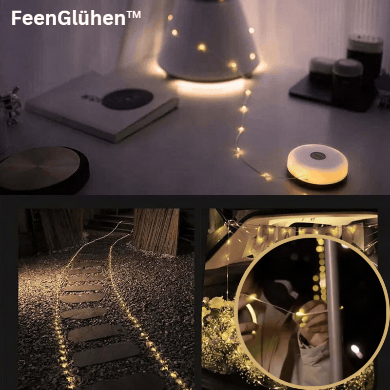 FeenGlühen™ Portable LED Fairy Light Garland