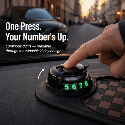 GripNest™ — Secure Your Phone, Show Your Parking Number & Organize the Dashboard All in One Pad