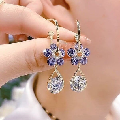 LumiFleur™ Crystal Earrings — Sparkle with Effortless Glamour That Turns Heads Everywhere